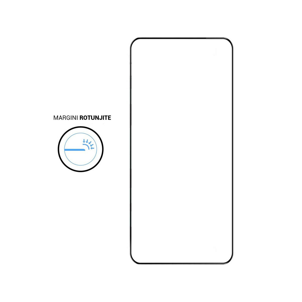 Folie Huawei P40 Pro / P40 Pro Plus Lemontti Sticla Curbata 3D Black [1]