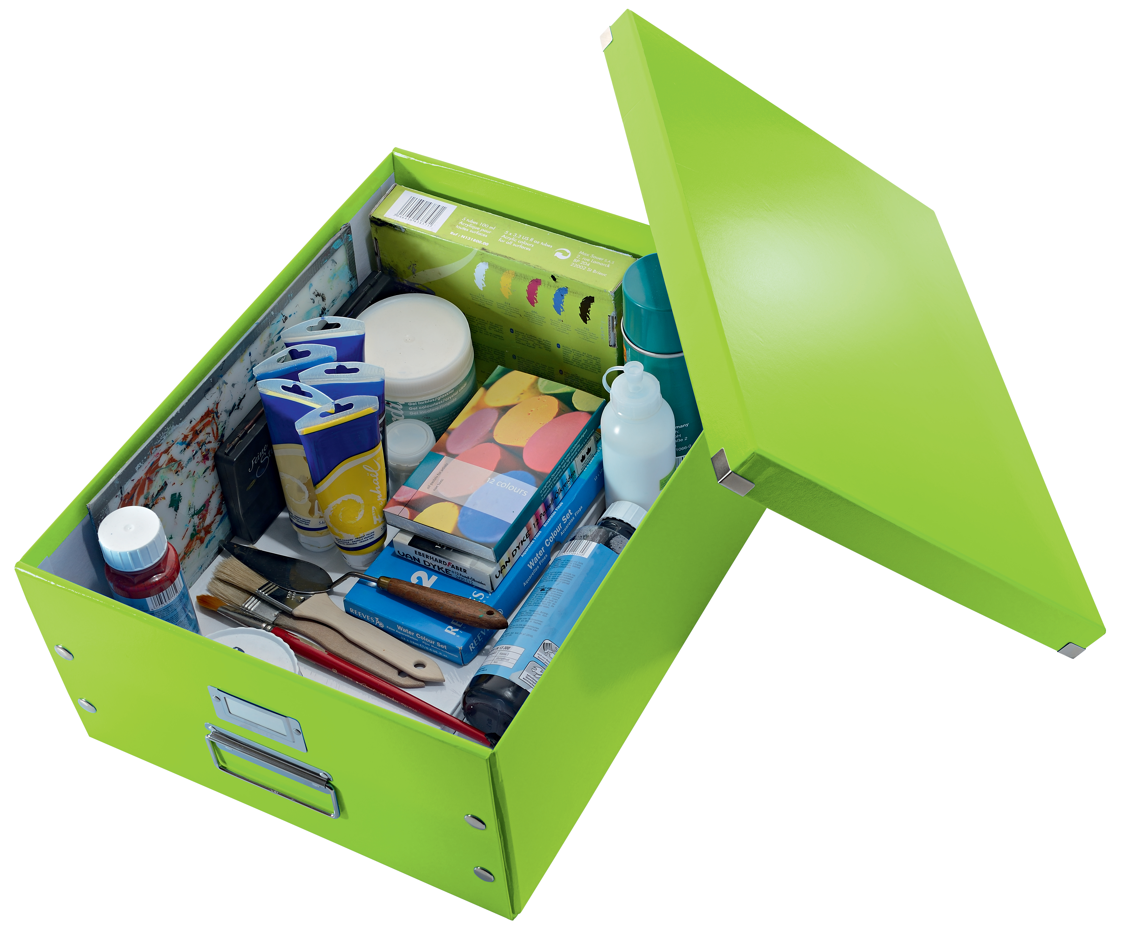 Cutie depozitare mare verde click&store leitz [1]