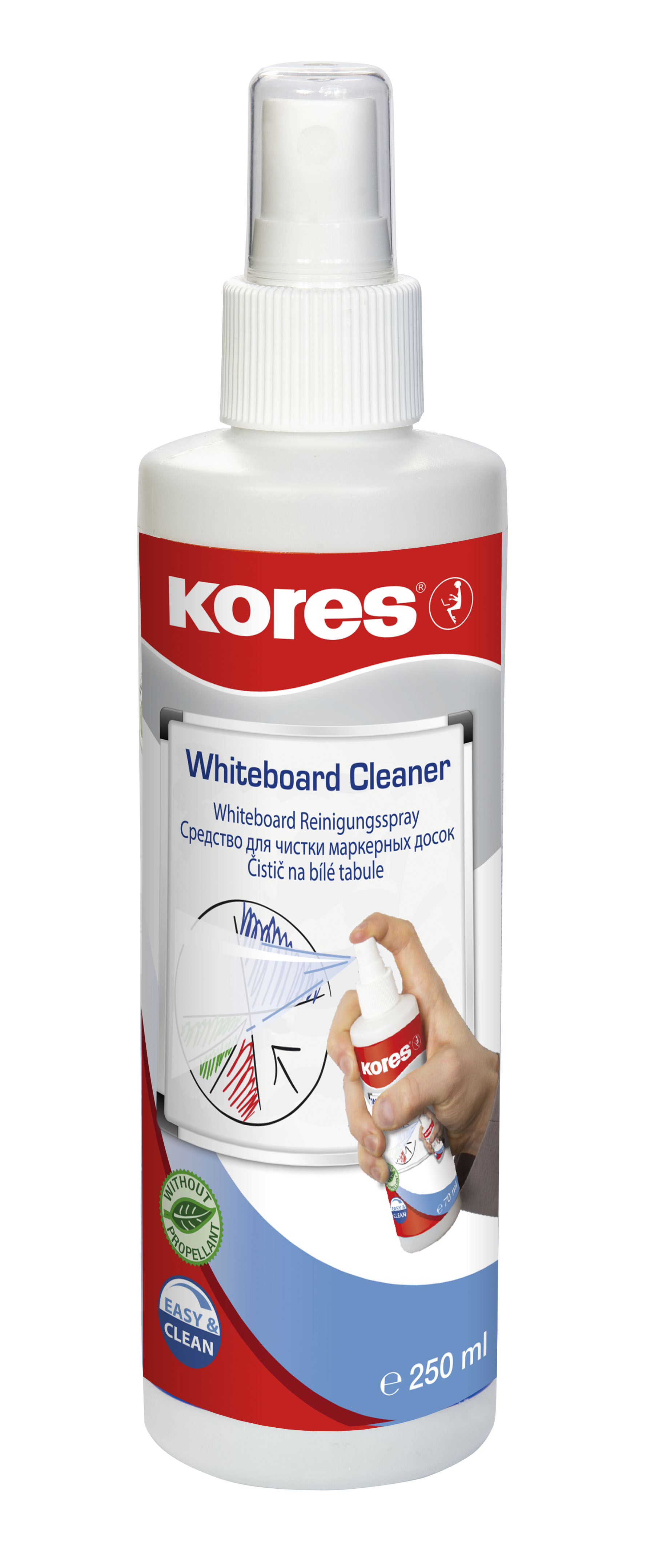 Spray curatare whiteboard 250ml kores [1]