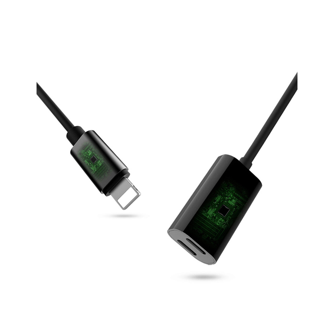 Alte Accesorii IT - Adaptor Lightning la Dual Port Lightning Mcdodo Cablu Black