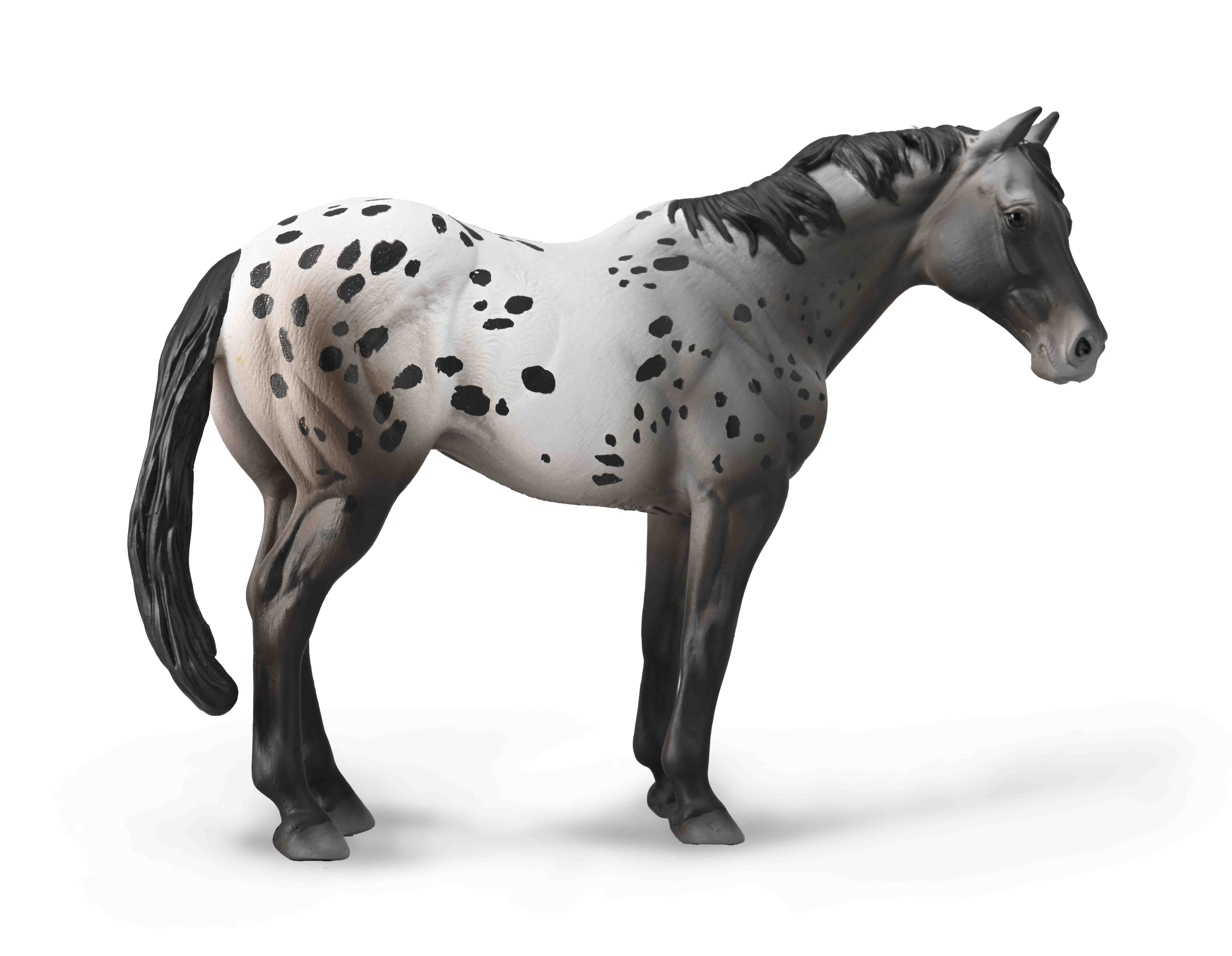 Figurina pictata manual cal Appaloosa Blue Roan [1]