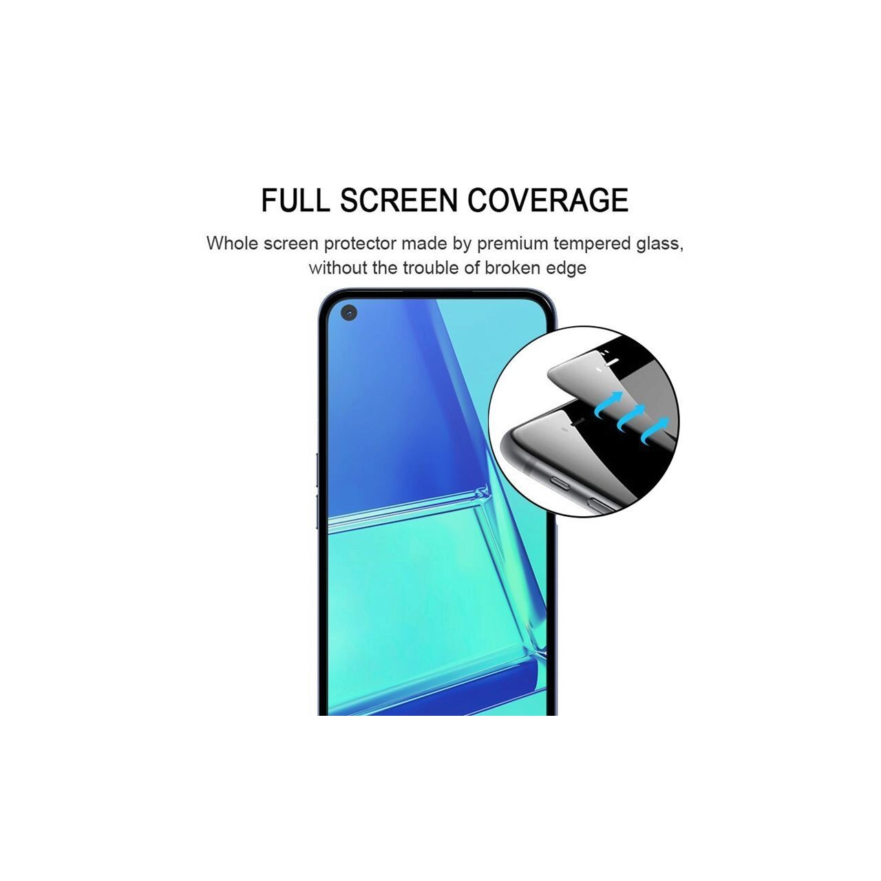 Folie Oppo A72 Lemontti Sticla Full Glue Black [2]