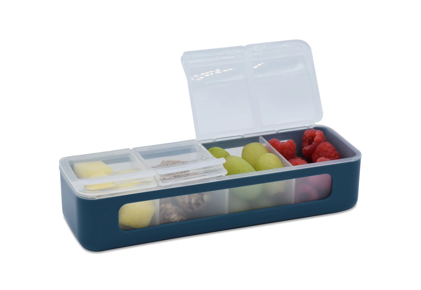 Cutie snack 4 compartimente, melii luxe, blue  [2]