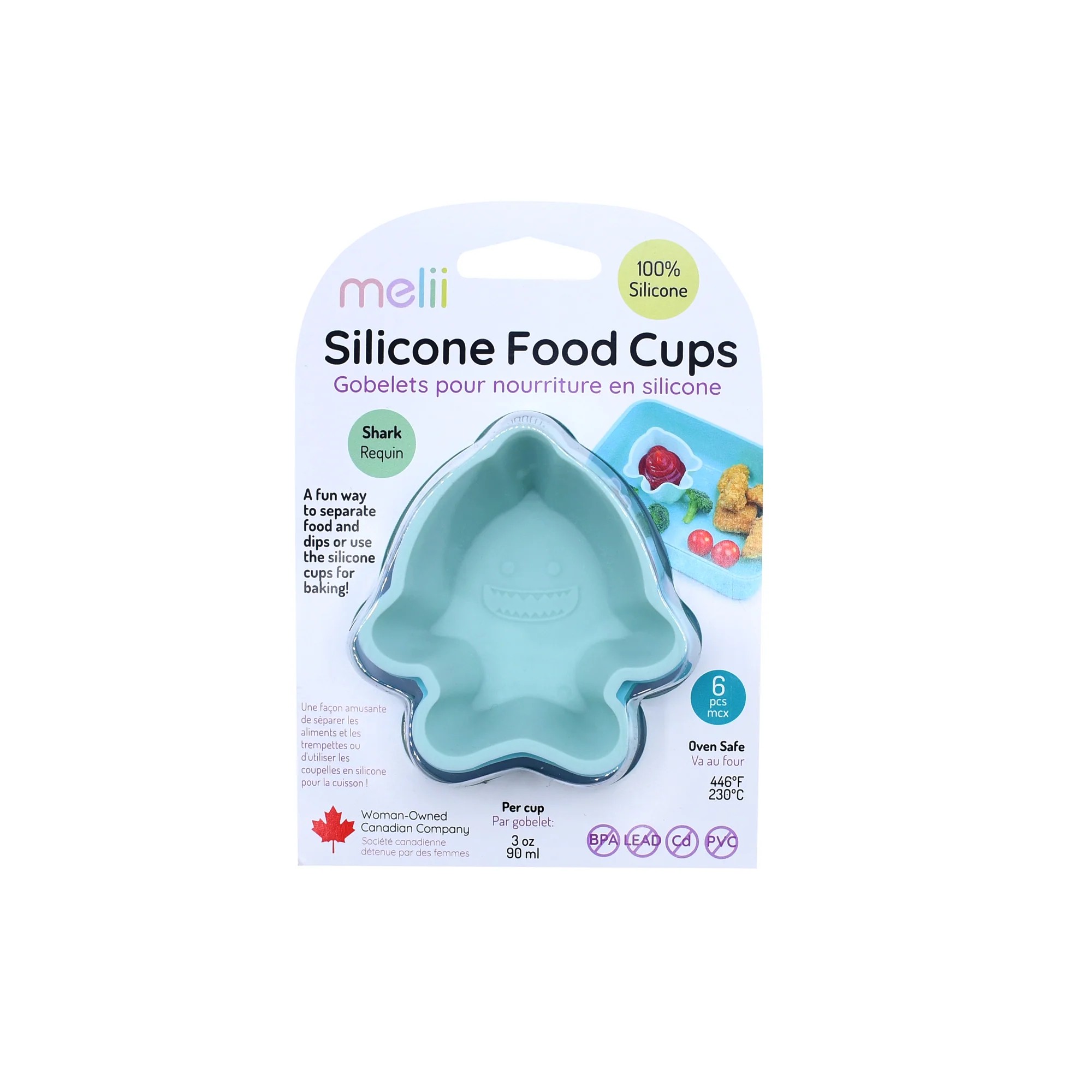 Set 6 forme de gatit silicon, melii, model rechin [2]