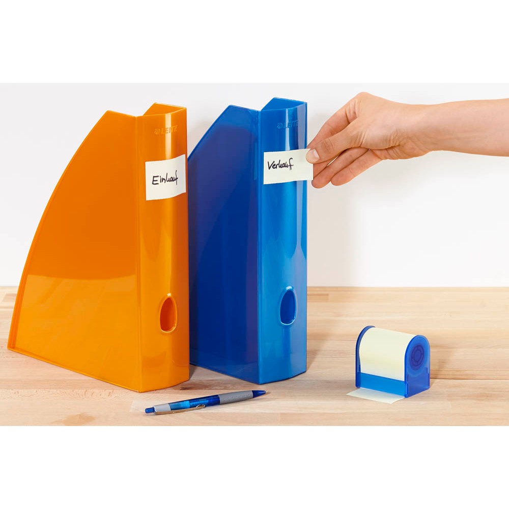 Dispenser notes adeziv in rola 60 mm x 10 m galben pal info notes [3]