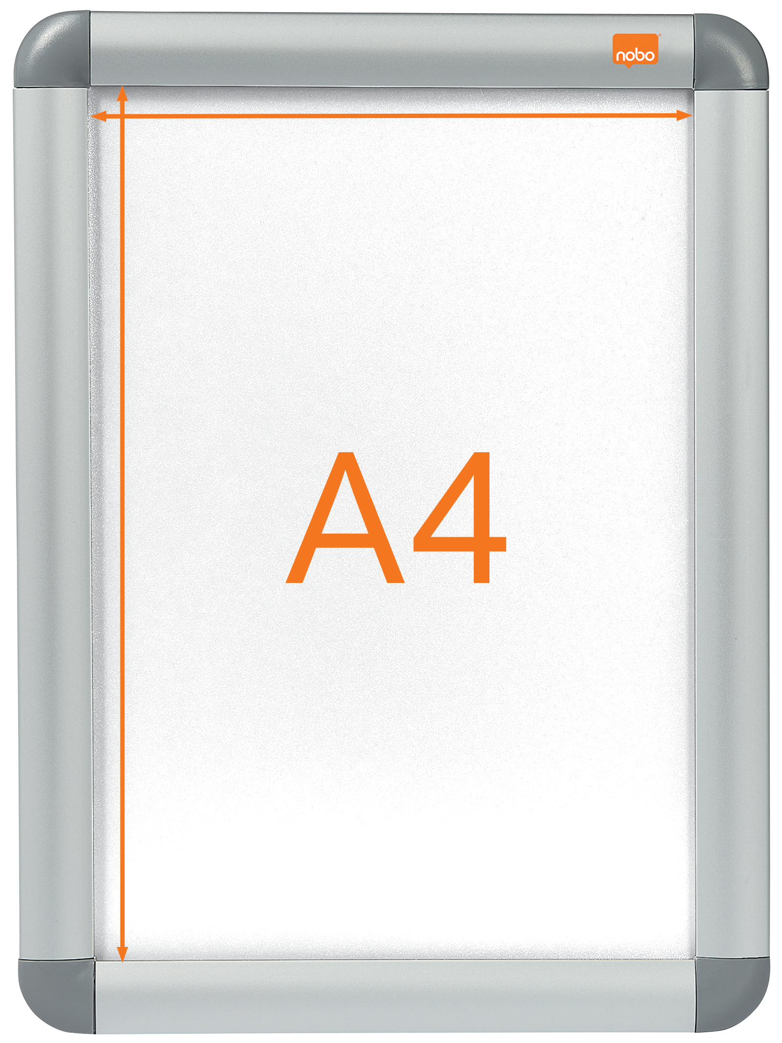 Suport rama cu clip aluminiu a4 nobo [2]
