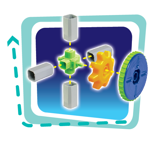 Set de constructie 3 in 1 STEM - Vehicule nazdravane [5]