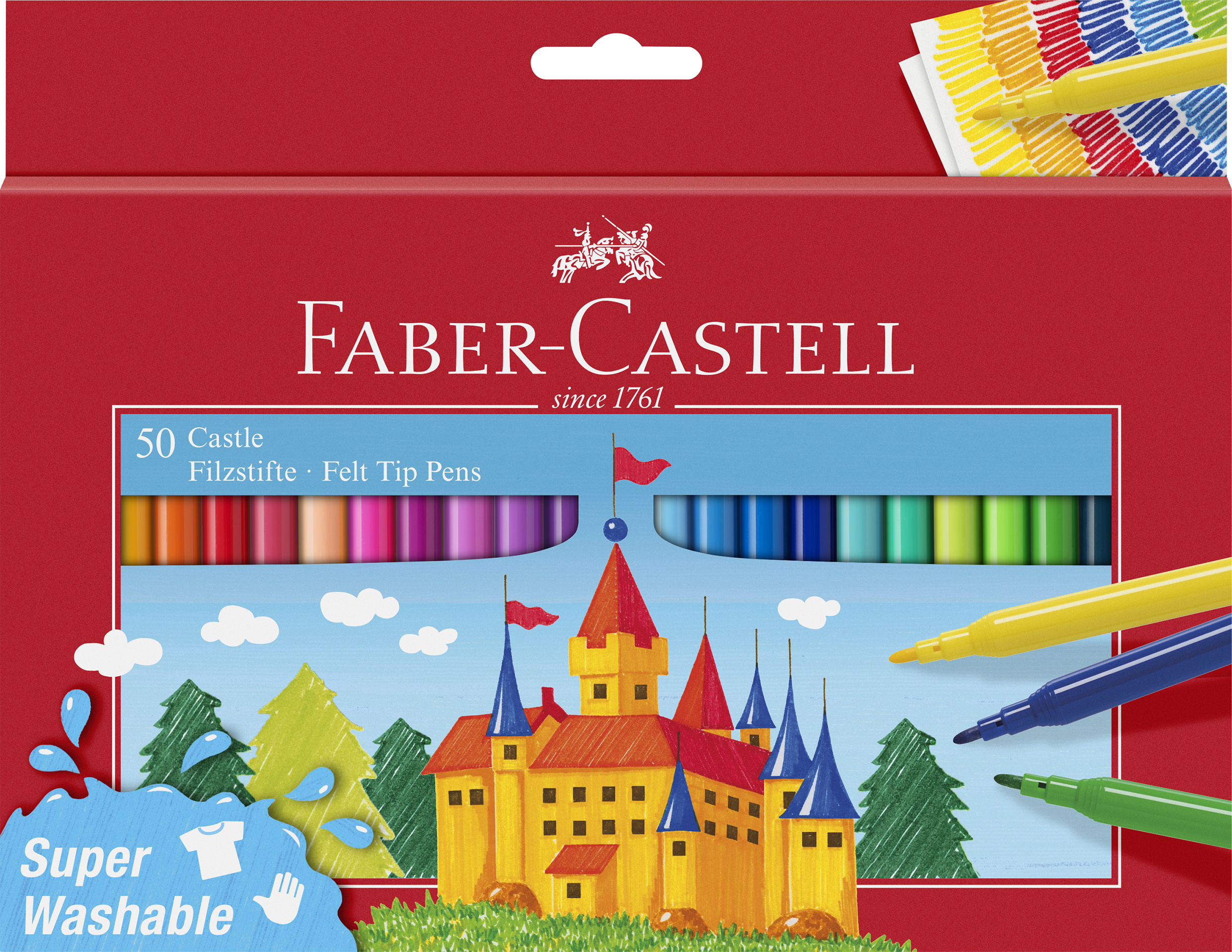 Carioca 50 culori faber-castell