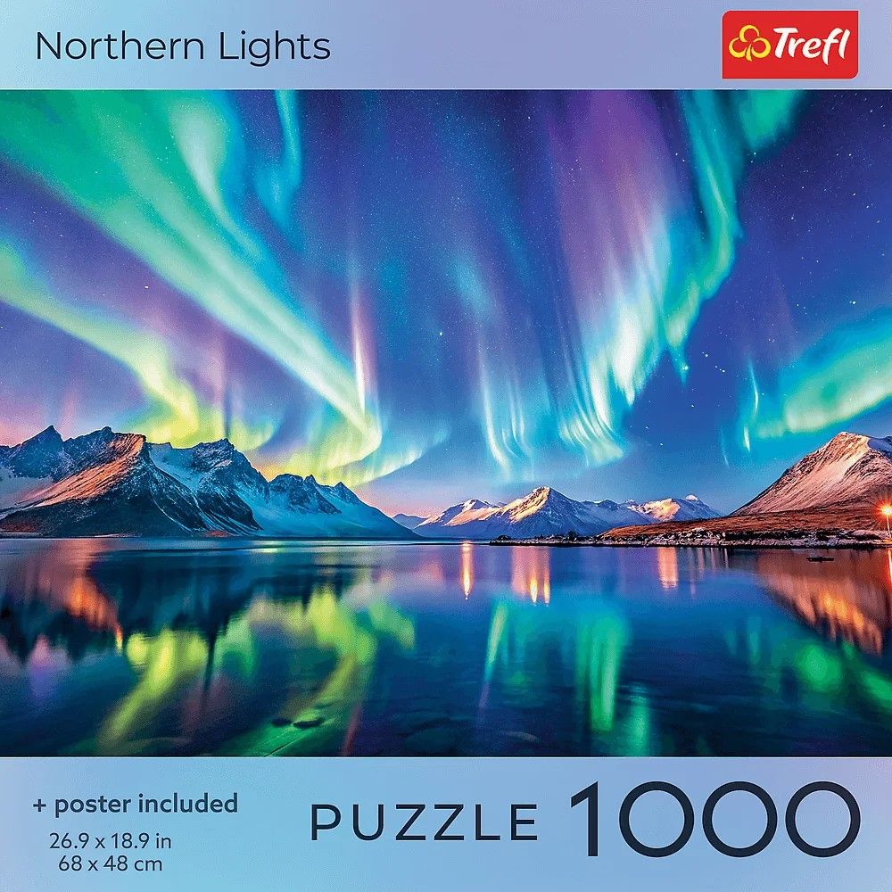 Puzzle trefl 1000 colectia sua aurora boreala poster inclus [3]