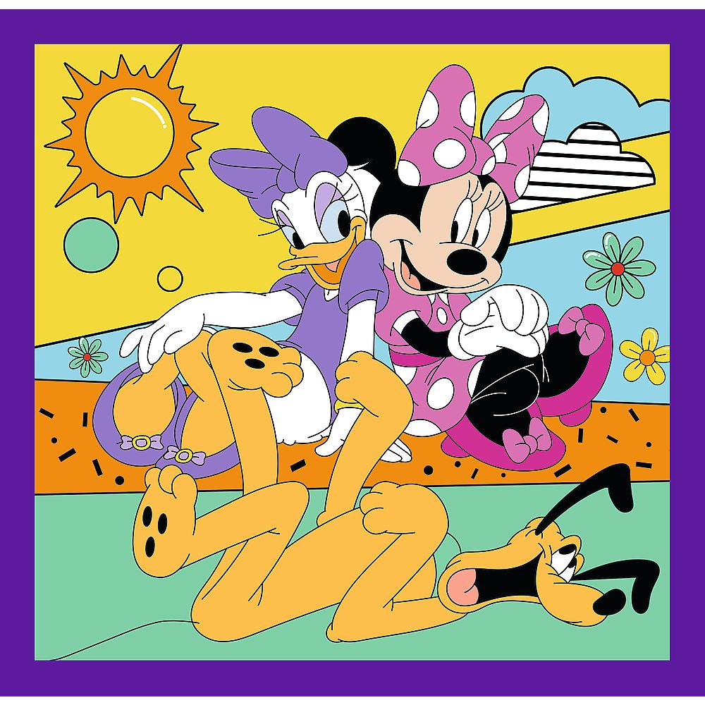 Puzzle trefl 3in1 mickey mouse si prietenii mickey si echipa lui vesela [4]