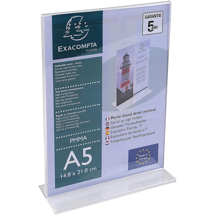 Produse pentru prezentare și afișare - Display prezentare a5 portret t exacompta