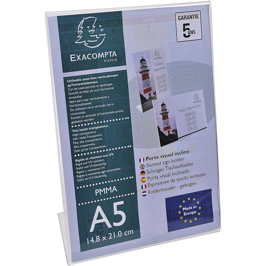 Produse pentru prezentare și afișare - Display prezentare a5 portret l exacompta