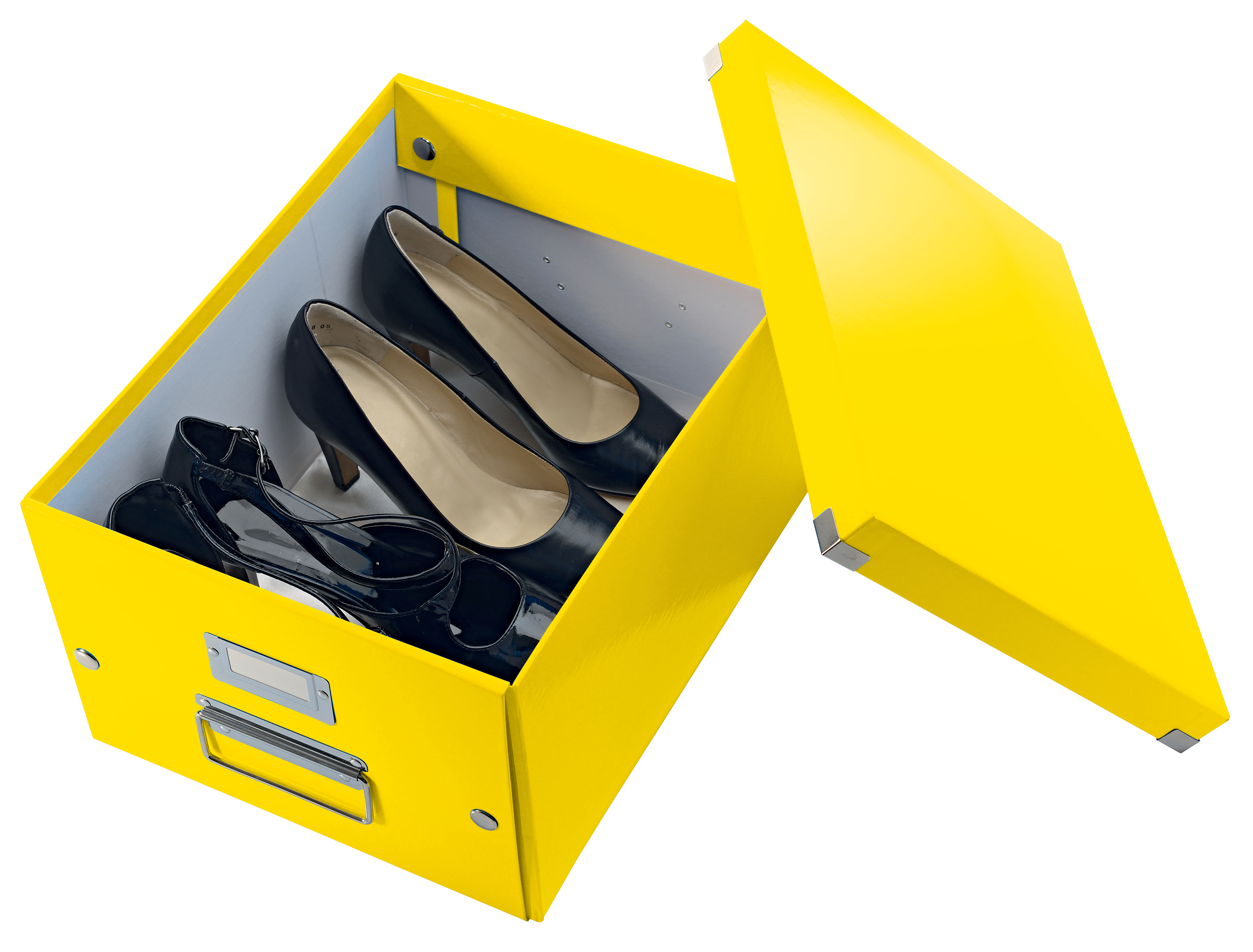 Cutie depozitare medie galbena click&store leitz [2]