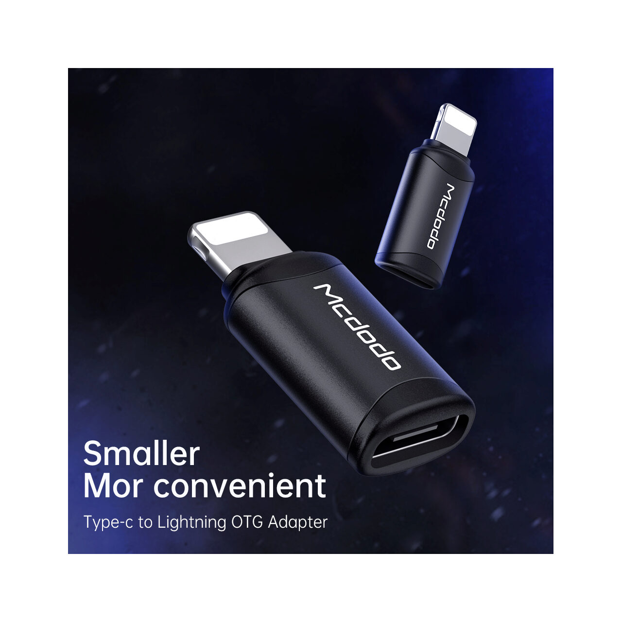 Adaptor Lightning la Type-C Mcdodo Extreme Series Black [5]