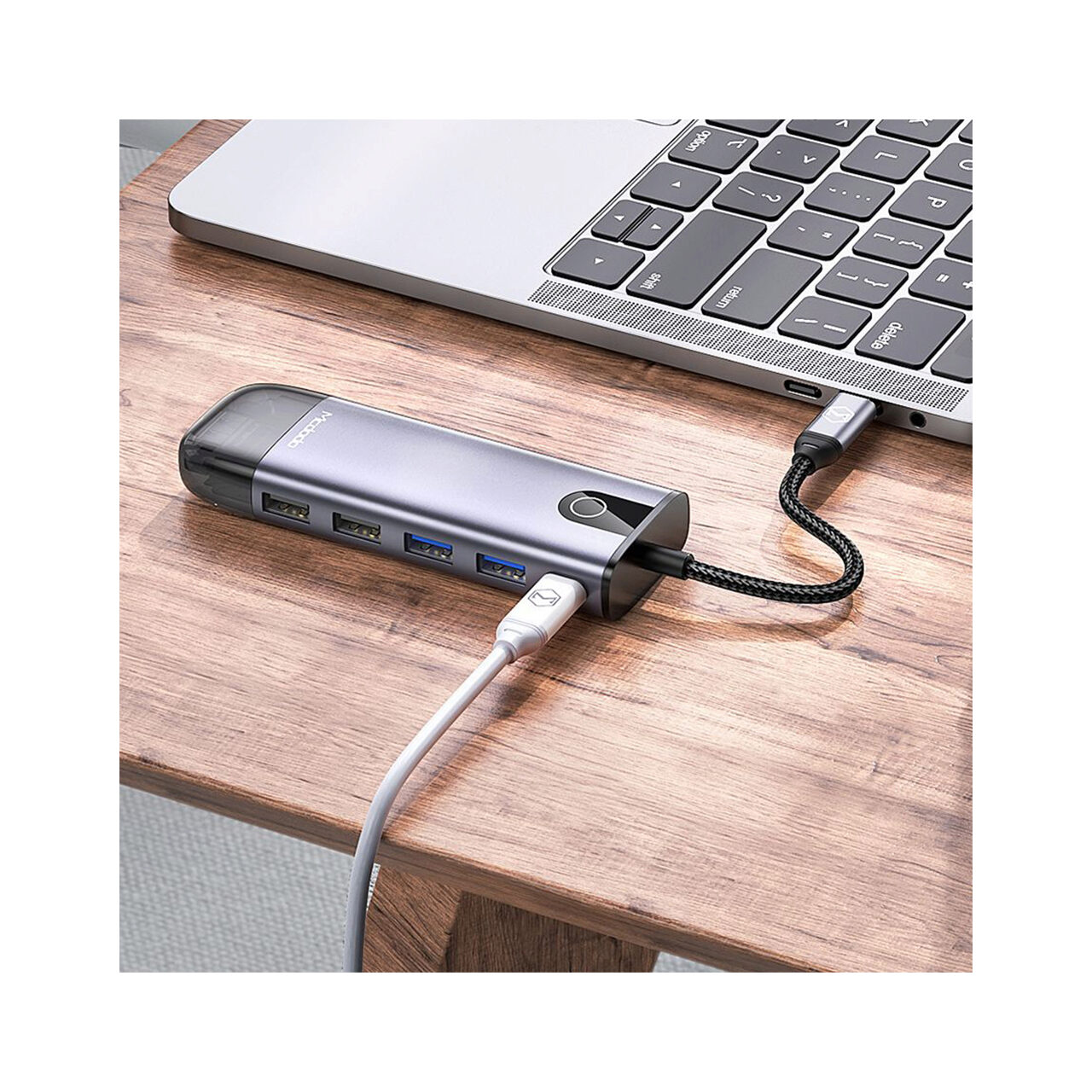 Multihub Type-C Mcdodo 10 in 1 Grey [1]