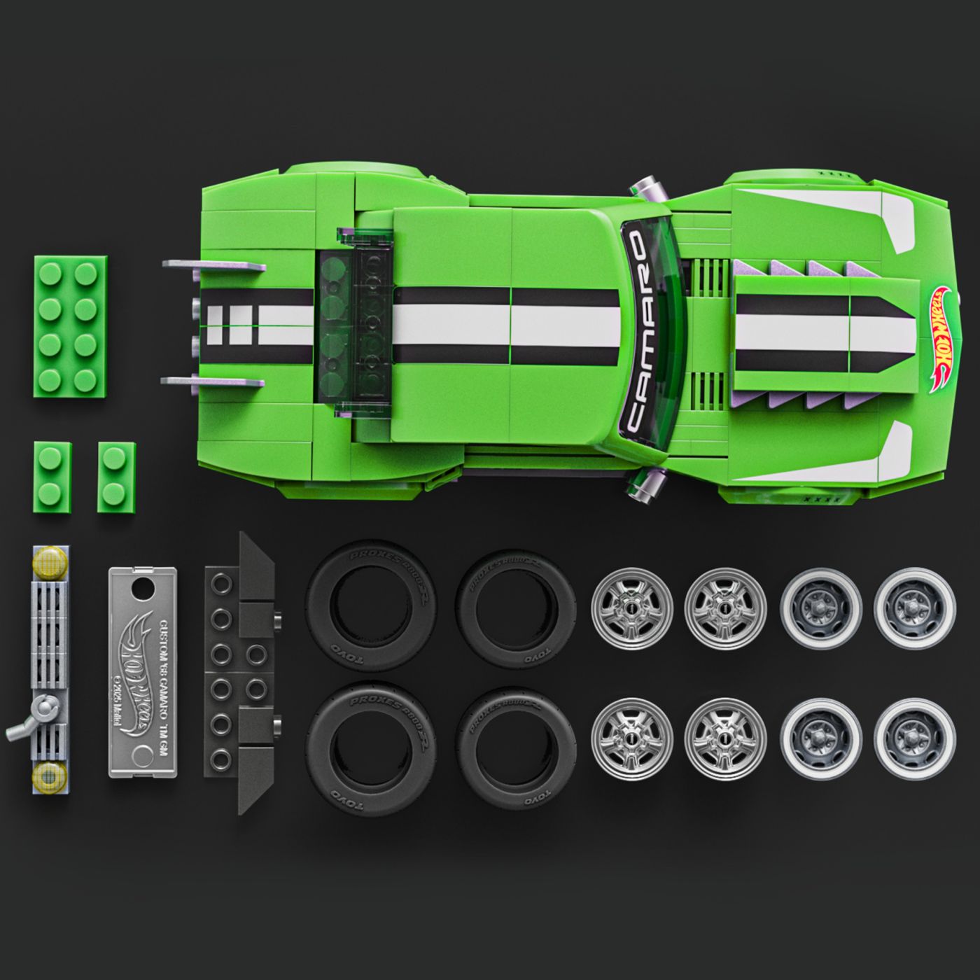 Hot wheels speed series set de constructii camaro by chevrolet 1968 copii cu varsta peste 10 ani [8]