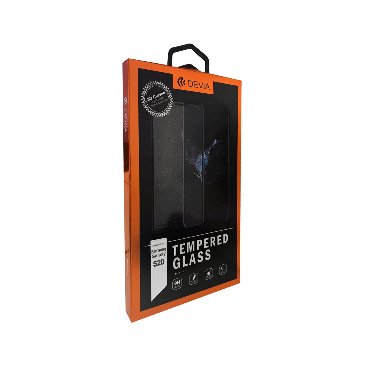 Folii Telefoane - Folie Samsung Galaxy S20 Devia Sticla Temperata 3D Clear