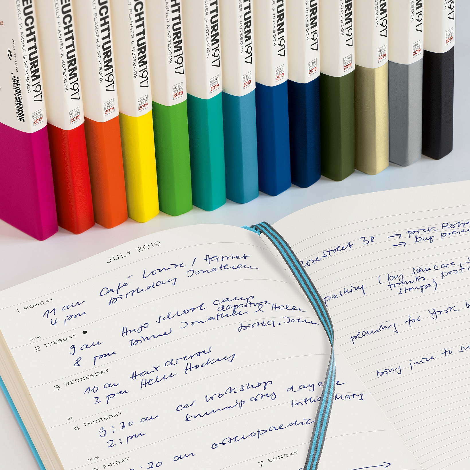 Agenda saptamanala+caiet a5 2019 negru leuchtturm [3]
