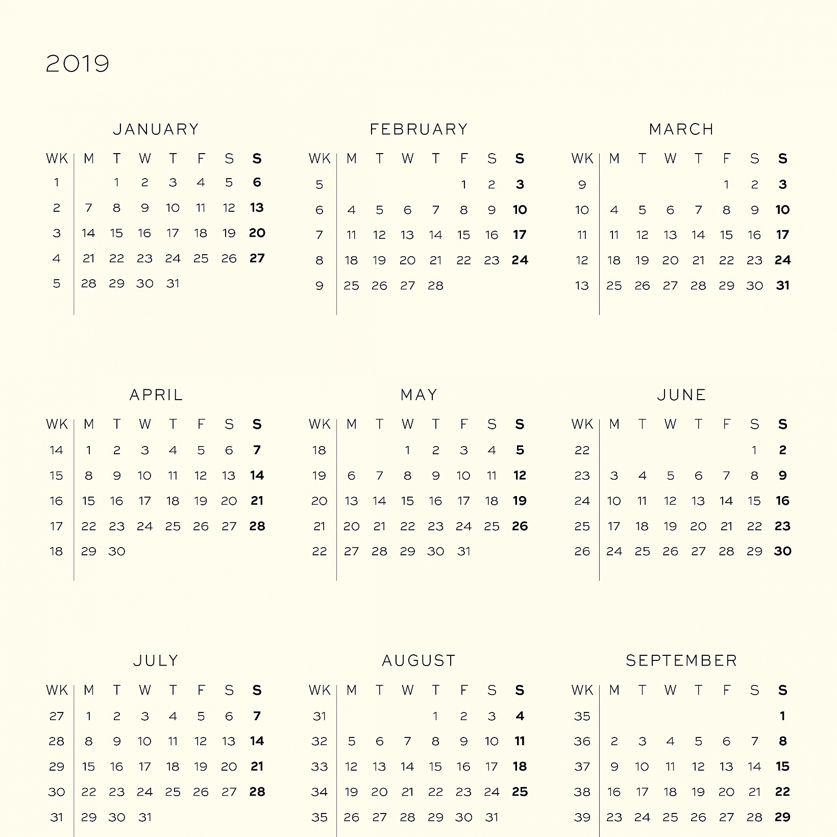 Agenda saptamanala+caiet a5 2019 negru leuchtturm [4]