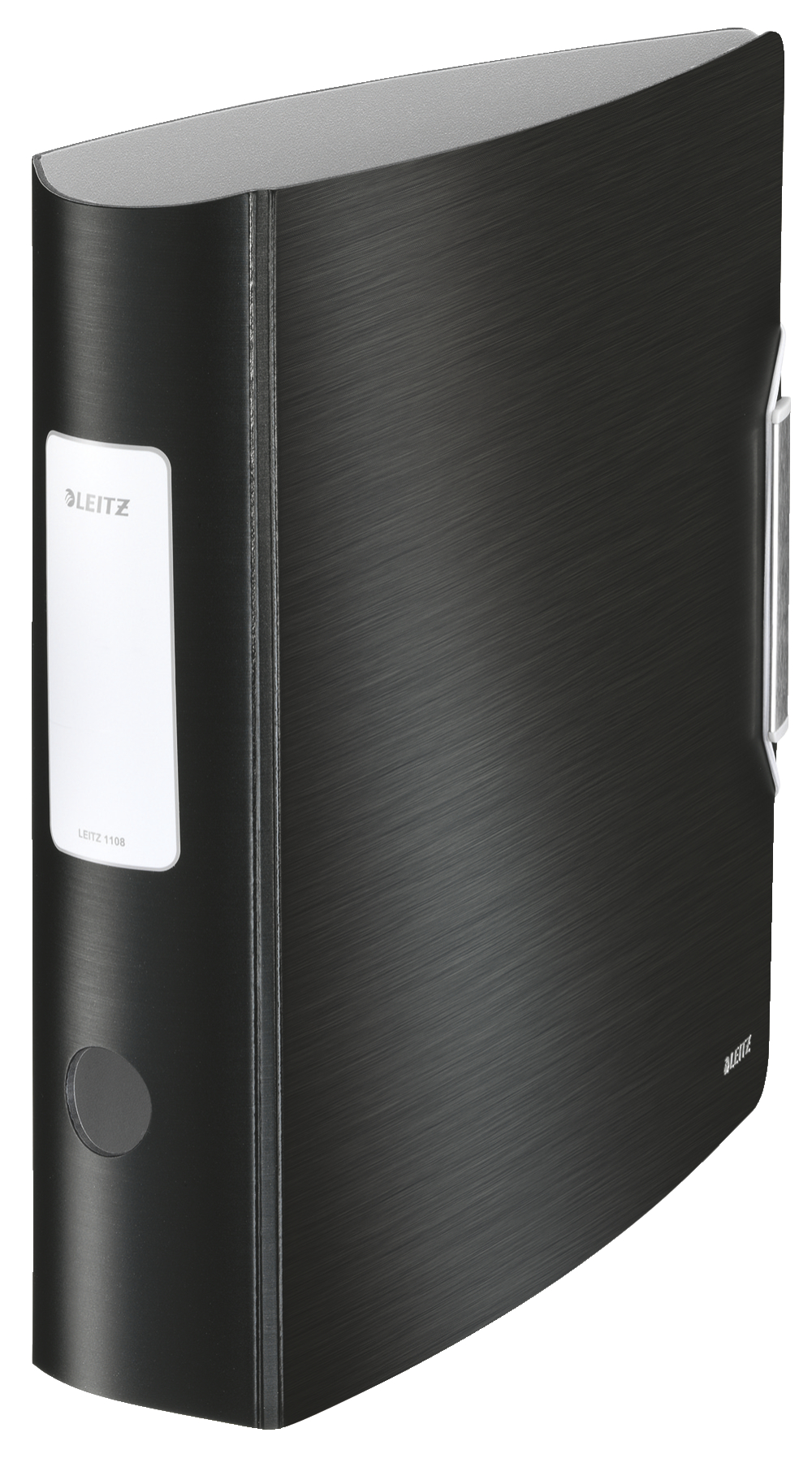 Bibliorafturi - Biblioraft plastifiat 7.5cm 180grade negru satin active style le
