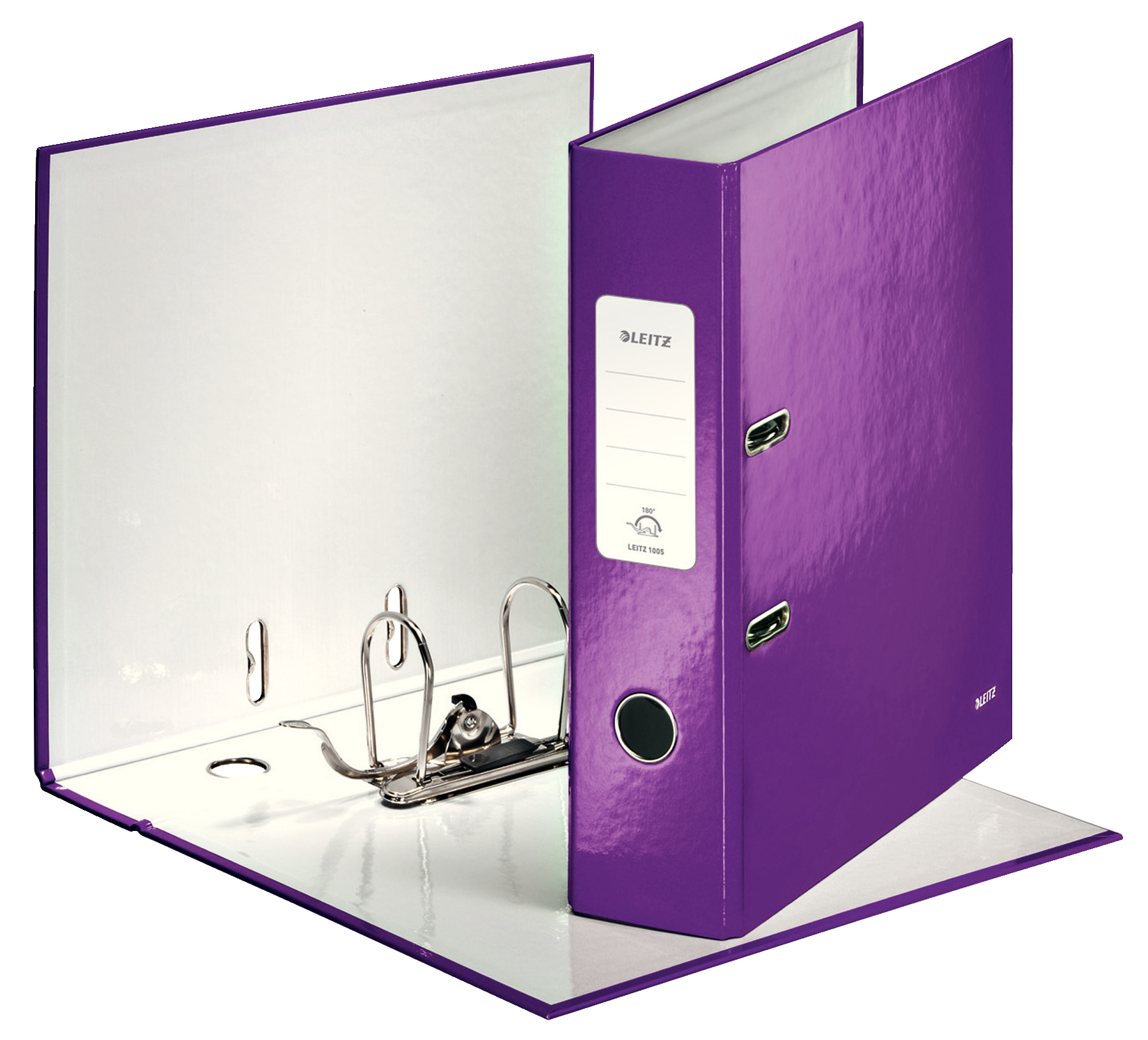 Biblioraft plastifiat 8cm mov metalizat wow leitz [2]