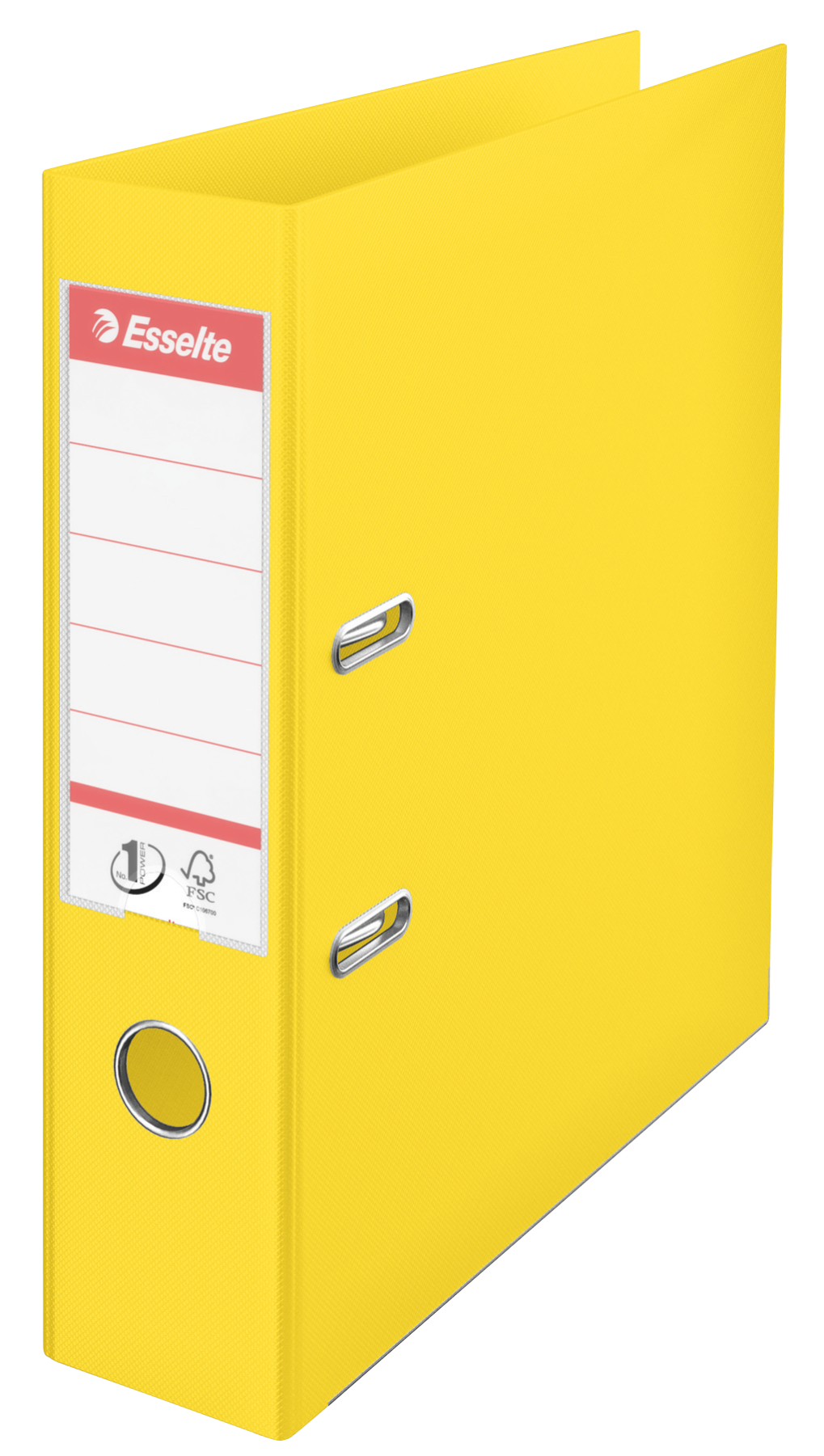 Biblioraft plastifiat int-ext 7.5cm galben vivida nr1 esselte [1]