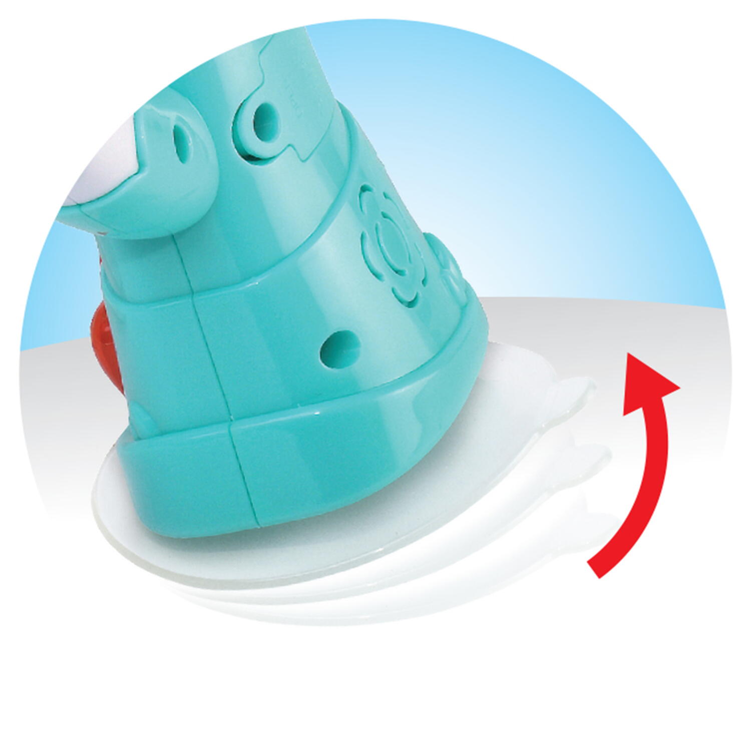 Jucarie interactiva cu ventuza - Invarte si descopera [2]