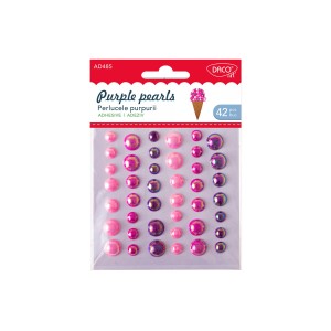 Art & Craft si Artizanat - Accesorii craft - ad485 perlucele purpurii daco