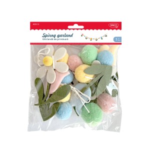 Art & Craft si Artizanat - Accesorii craft - ad513 ghirlanda de primavara daco
