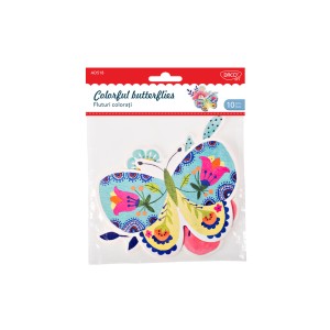 Art & Craft si Artizanat - Accesorii craft - ad518 fluturi colorati daco