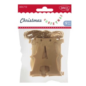 Art & Craft si Artizanat - Accesorii craft - ad712 christmas daco 3 buc