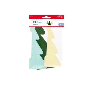 Art & Craft si Artizanat - Accesorii craft - ad765 brazi 3d daco 3 buc