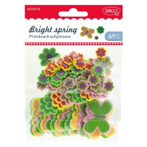 Art & Craft si Artizanat - Accesorii craft - ad916 primavara sclipitoare daco 3 buc