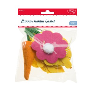 Art & Craft si Artizanat - Accesorii craft - ad922 banner happy easter 3 buc