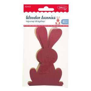 Art & Craft si Artizanat - Accesorii craft - ad923 iepuras dragalas 3 buc