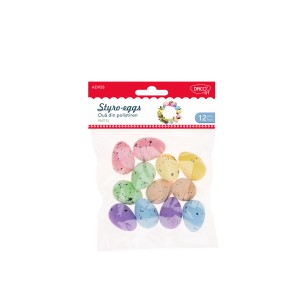 Art & Craft si Artizanat - Accesorii craft - ad928 oua polistiren 3.5cm set 12 daco 3 buc