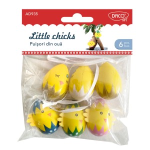 Art & Craft si Artizanat - Accesorii craft - ad935 puisori din oua daco 3 buc