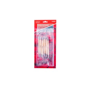 Art & Craft si Artizanat - Accesorii modelaj-debosoare set 6 daco aa002