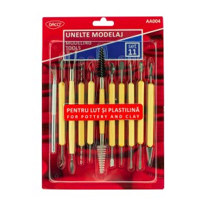 Art & Craft si Artizanat - Accesorii modelaj-unelte modelaj set 11 daco aa004