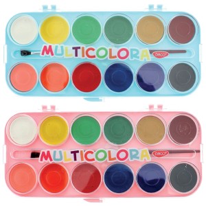 Art & Craft si Artizanat - Acuarele 12 culori multicolora daco ar123