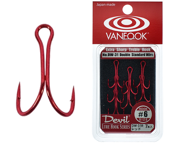 Ancore duble Vanfook DW-31R Red Devil Treble #10 [1]