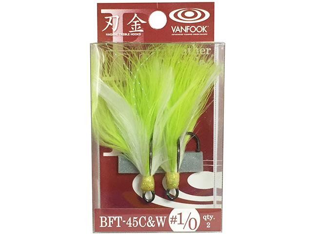 Vârtej - Ancore Vanfook BFT-45 Chartreuse and White Treble #1