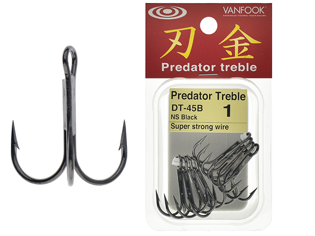 Ancore Vanfook DT-45B NS Black Treble #1/0 [2]