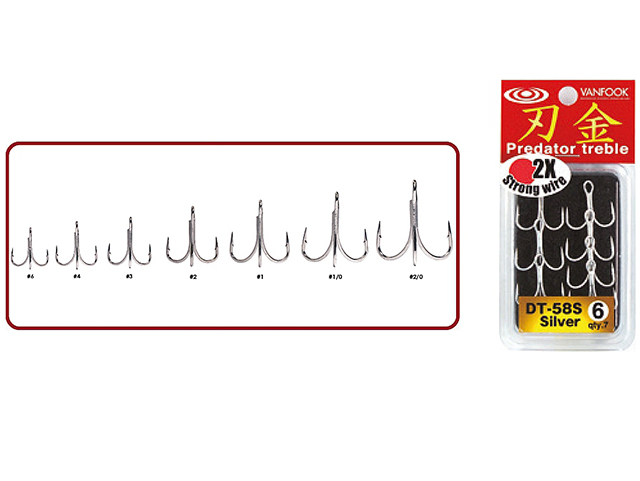 Ancore Vanfook DT-58S Predator Treble #10 [4]