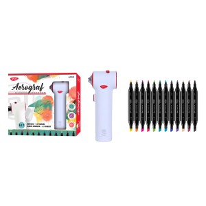 Art & Craft si Artizanat - Aparat pulverizare markere aerograf daco ap003 (din care timbru verde 0,18 ron)