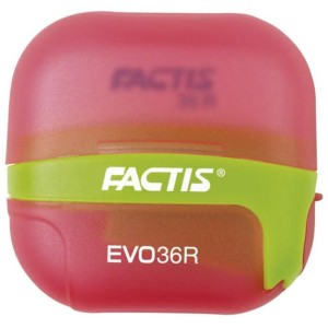 Rechizite Școlare - Ascutitoare cu radiera evo36r factis 16 buc