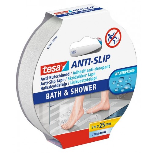 Banda adeziva antialunecare baie&dus 5m*25mm tesa [0]