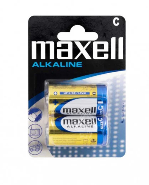 Casă, gradină și bricolaj - Baterii r14 alcaline 2buc/set maxell