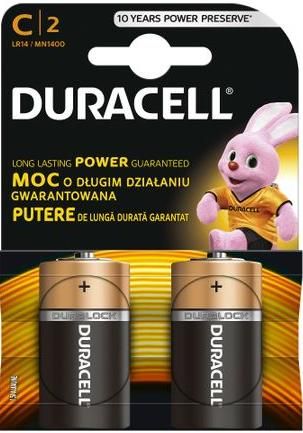 Casă, gradină și bricolaj - Baterii r14(c) alcaline duracell 2buc/blister