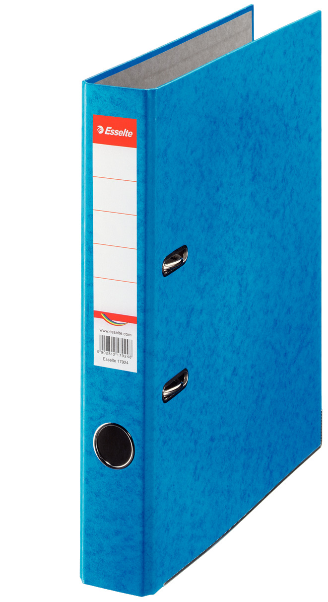 Bibliorafturi - Biblioraft marmorat 5 cm albastru rainbow esselte
